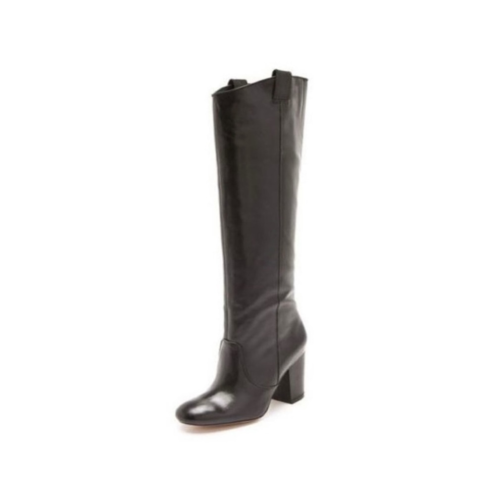 Sam Edelman Tucker leather knee high heeled boots size 7